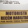 Adesivos Motorista Recém habilitado