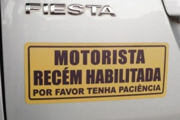 Adesivos Motorista Recém habilitado