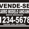 Adesivo Vende-se Veiculos