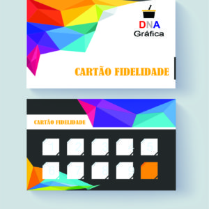 Cartão Fidelidade sem verniz